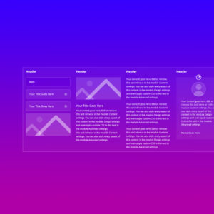 DIVI Mega Menu Screenshot 4